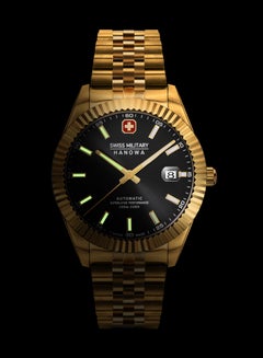 SWISS MILITARY HANOWA Men's Diligenter Watch With Gold Stainless Steel Bracelet 10 Atm - SMWGL0002110  - Image 4