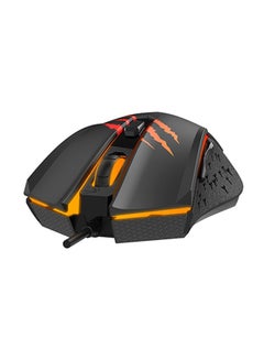 Ergonomic Gaming Mouse with 4 Adjustable DPI Levels, Wired Computer Mouse, Ultra-Light Design for Comfortable Gaming