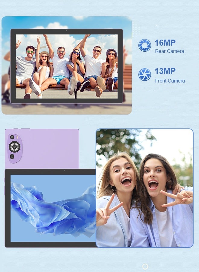 C idea Tablet 10.1 Inch Android 14 Tablet For Education 8GB RAM 1TB ROM With SIM And Pen CM8200plus-Purple  - Image 5