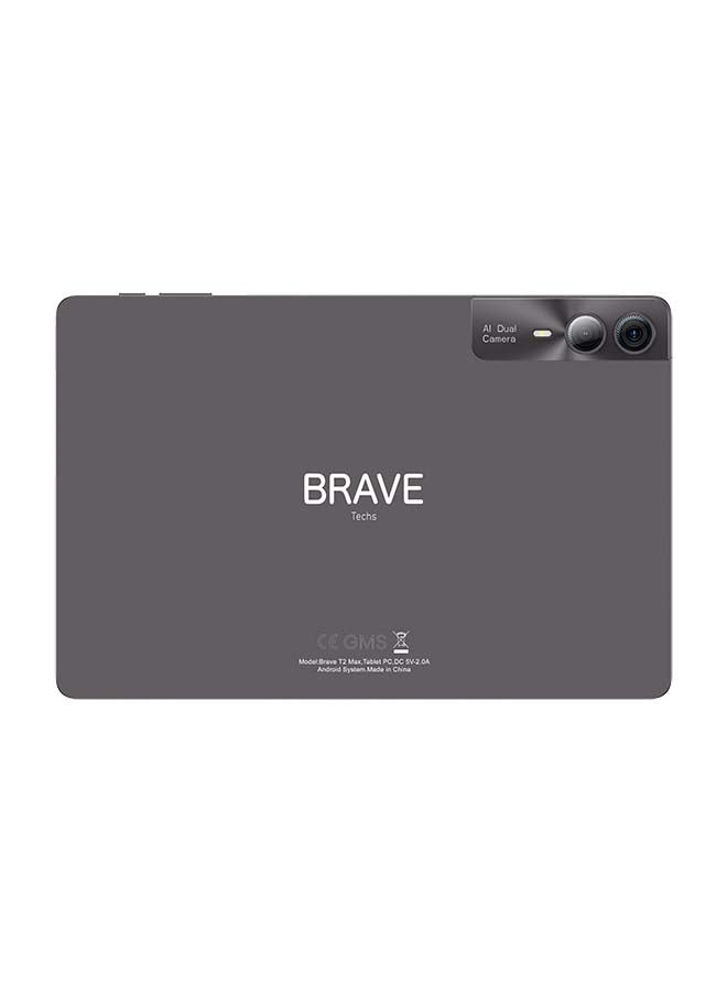 Brave - T2 Max Single SIM, Grey 4GB RAM 128GB WiFi - Middle East Version Apple Grey - Image 1