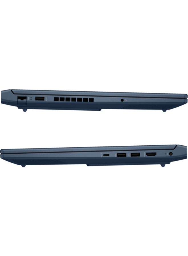 Victus 16-r1055ne Gaming Laptop With 16.1-Inch QHD (2560X1440) 240Hz Display, Core i7-14700HX Processor/16GB RAM/512GB SSD/8GB Nvidia Geforce RTX 4060 Graphics Card/DOS(Without Windows) English/Arabic Performance Blue