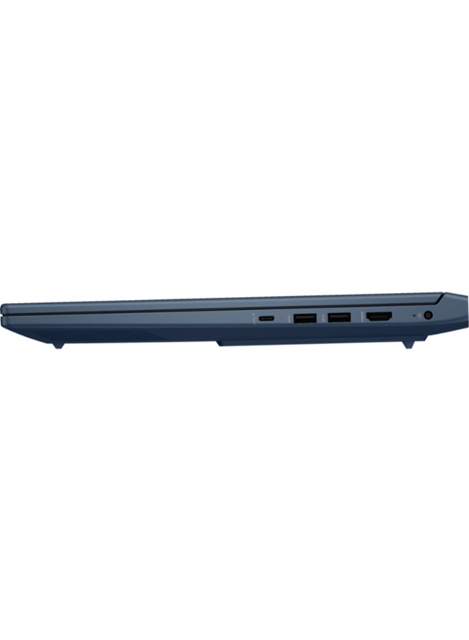 Victus 16-r1055ne Gaming Laptop With 16.1-Inch QHD (2560X1440) 240Hz Display, Core i7-14700HX Processor/16GB RAM/512GB SSD/8GB Nvidia Geforce RTX 4060 Graphics Card/DOS(Without Windows) English/Arabic Performance Blue