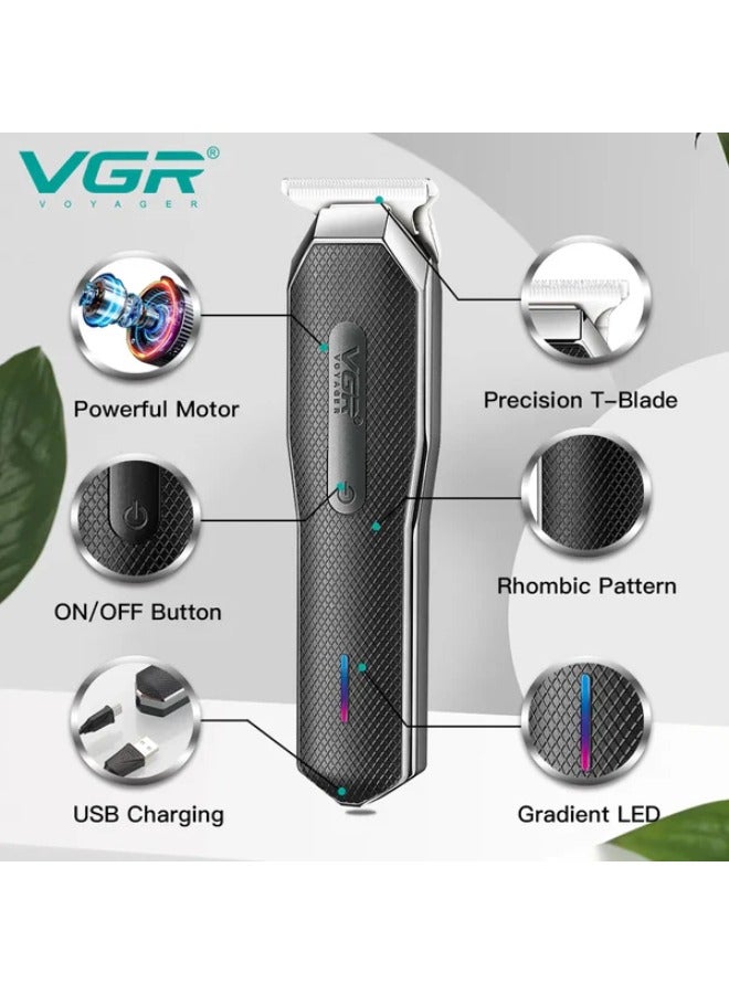 VGR V-930 Hair Trimmer For Men Black - Image 4
