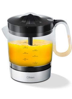 Clikon Citrus Juicer 40W, 1.0L – Powerful Electric Citrus Press for Fresh Orange, Lemon, and Lime Juice 40 W CK2688 Black/Clear  - Image 2