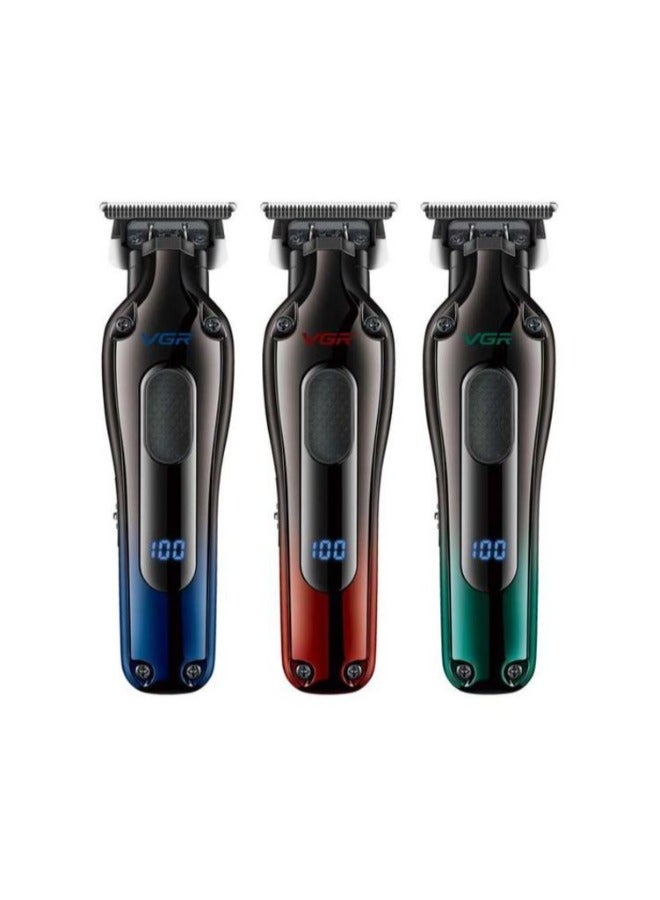 VGR - V-998 Clipper,DigitalDisplay,Combs,Multicolour 3 Hours Continuous Multicolour - Image 1