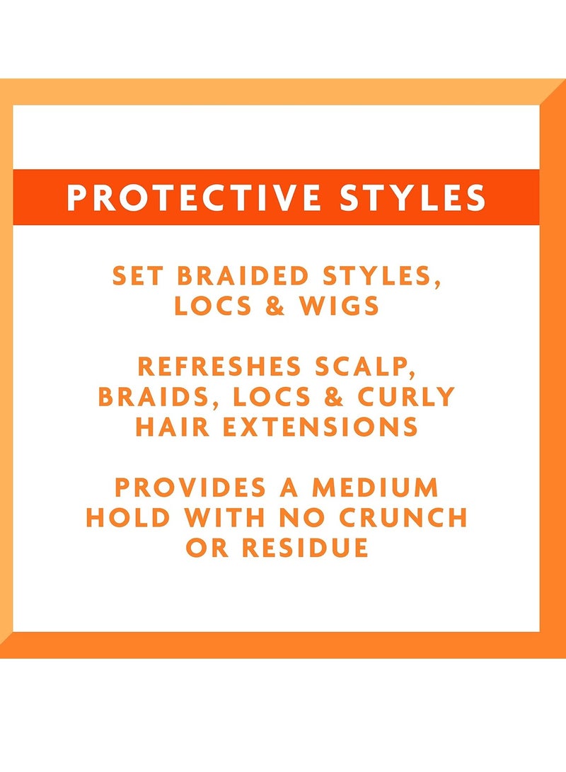 Cantu Protective Styles by Angela Set & Refresh Foam with Apple Cider Vinegar & Aloe, 8 Ounce 237 ml  - Image 2