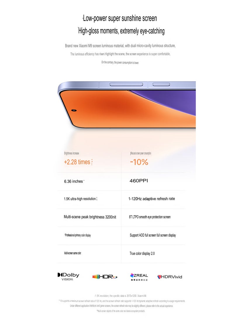 Xiaomi - 15 Mobile 1TB 16GB RAM Leica Optics Summilux Lens｜Light Hunter 900 Image Sensor | 60mm Leica Floating Telephoto | Hyper OS 2 | Qualcomm Snapdragon 8 Elite White with Google play Chinese version - Image 1