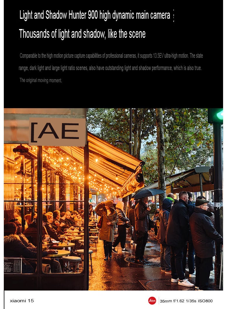 Xiaomi - 15 Mobile 1TB 16GB RAM Leica Optics Summilux Lens｜Light Hunter 900 Image Sensor | 60mm Leica Floating Telephoto | Hyper OS 2 | Qualcomm Snapdragon 8 Elite White with Google play Chinese version - Image 1