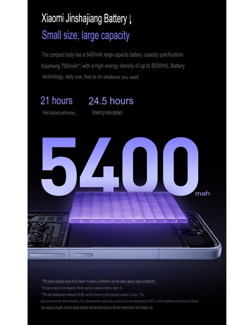 Xiaomi - 15 Mobile 1TB 16GB RAM Leica Optics Summilux Lens｜Light Hunter 900 Image Sensor | 60mm Leica Floating Telephoto | Hyper OS 2 | Qualcomm Snapdragon 8 Elite White with Google play Chinese version - Image 1