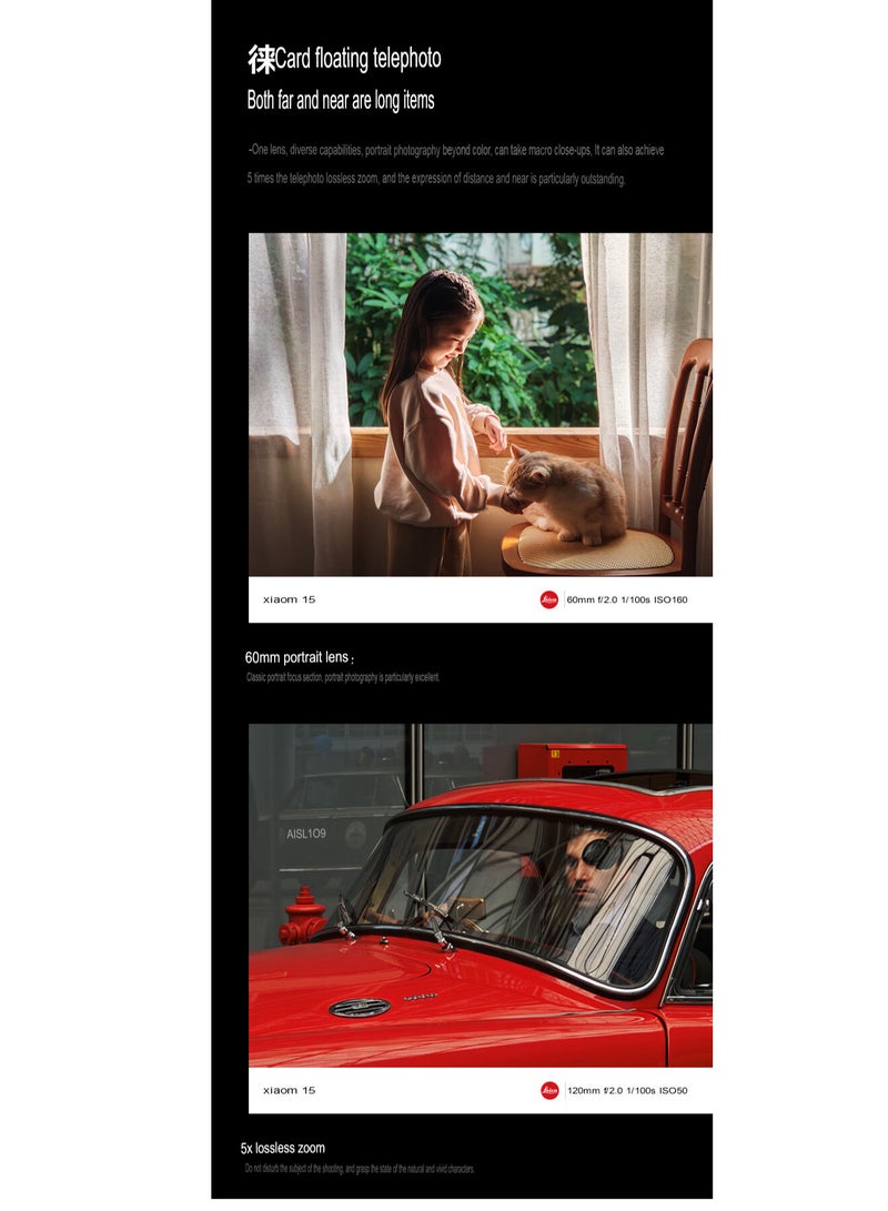 Xiaomi - 15 Mobile 1TB 16GB RAM Leica Optics Summilux Lens｜Light Hunter 900 Image Sensor | 60mm Leica Floating Telephoto | Hyper OS 2 | Qualcomm Snapdragon 8 Elite White with Google play Chinese version - Image 1