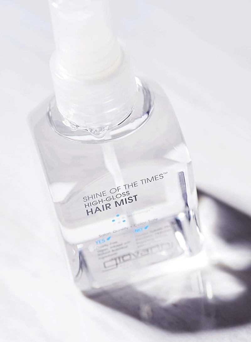 Giovanni Shine of the Times Finishing High-Gloss Hair Mist - Anti Frizz Hair Products, Color Safe, Salon Quality, Cruelty-Free, No Parabens, Infused with Natural Botanical Ingredients - 4.3 oz 127 ml  - Image 2