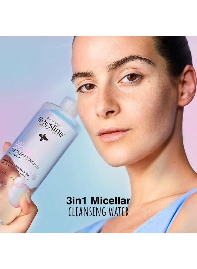 Beesline 3In1 Micellar Water For Oily Skin Makeup Remover, Fragrance Free, 400Ml 400ml - Image 3