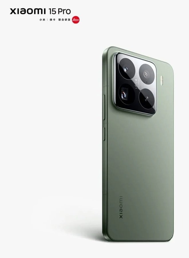 15 Pro Mobile 512GB 16GB RAM Leica Optics Summilux Lens｜Light Hunter 900 Image Sensor | 120mm Leica periscope telephoto| Hyper OS 2 | Qualcomm Snapdragon 8 Elite Green with Google play Chinese version