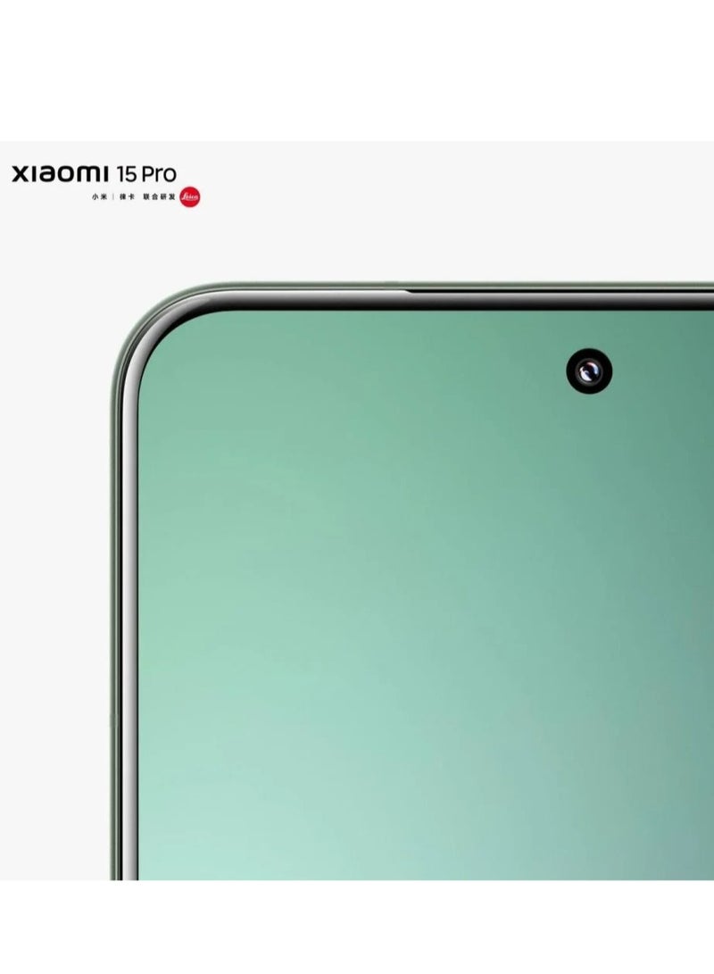 15 Pro Mobile 512GB 16GB RAM Leica Optics Summilux Lens｜Light Hunter 900 Image Sensor | 120mm Leica periscope telephoto| Hyper OS 2 | Qualcomm Snapdragon 8 Elite Green with Google play Chinese version