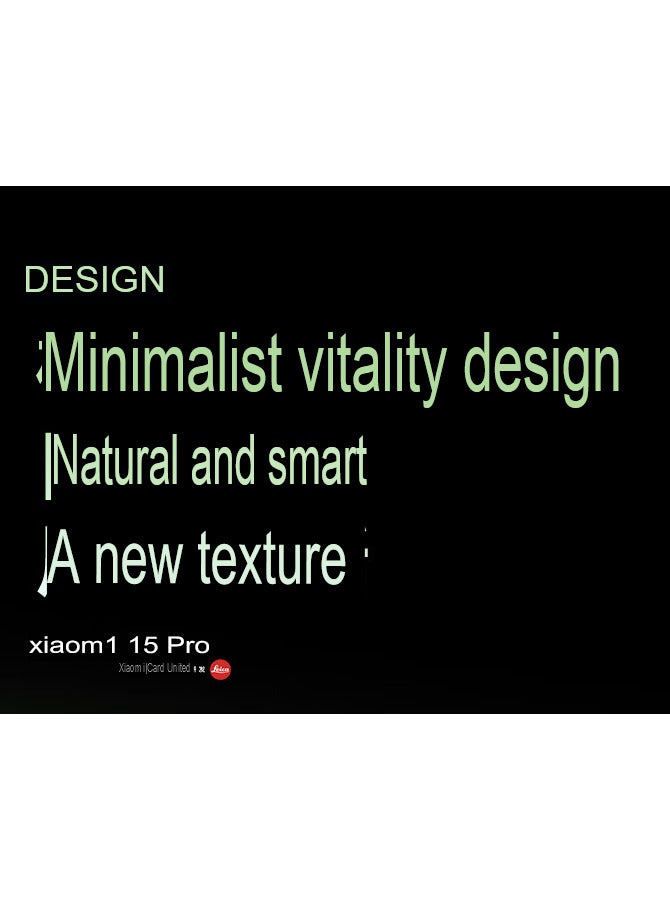15 Pro Mobile 512GB 16GB RAM Leica Optics Summilux Lens｜Light Hunter 900 Image Sensor | 120mm Leica periscope telephoto| Hyper OS 2 | Qualcomm Snapdragon 8 Elite Green with Google play Chinese version