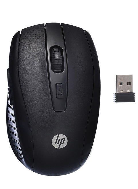 Wireless Mouse H7500 , 2.4GHz Mouse 1200 DPI , distance up to 15 m , battery changes with energy-efficient engineering , optical - black H7500