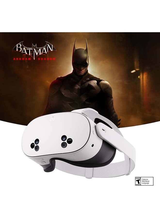 ميتا - Quest 3S 256GB — Get Batman: Arkham Shadow and a 3-Month Trial of Meta Quest+ Included — All-in-One Headset White - Image 1