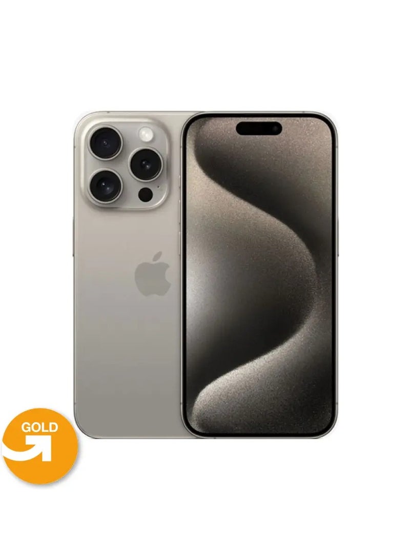 Apple IPHONE 15 PRO MAX, 256GB, 8GB RAM, Single Sim, 5G, Natural Titanium | Gold Grade | UPGRADE Refurbished