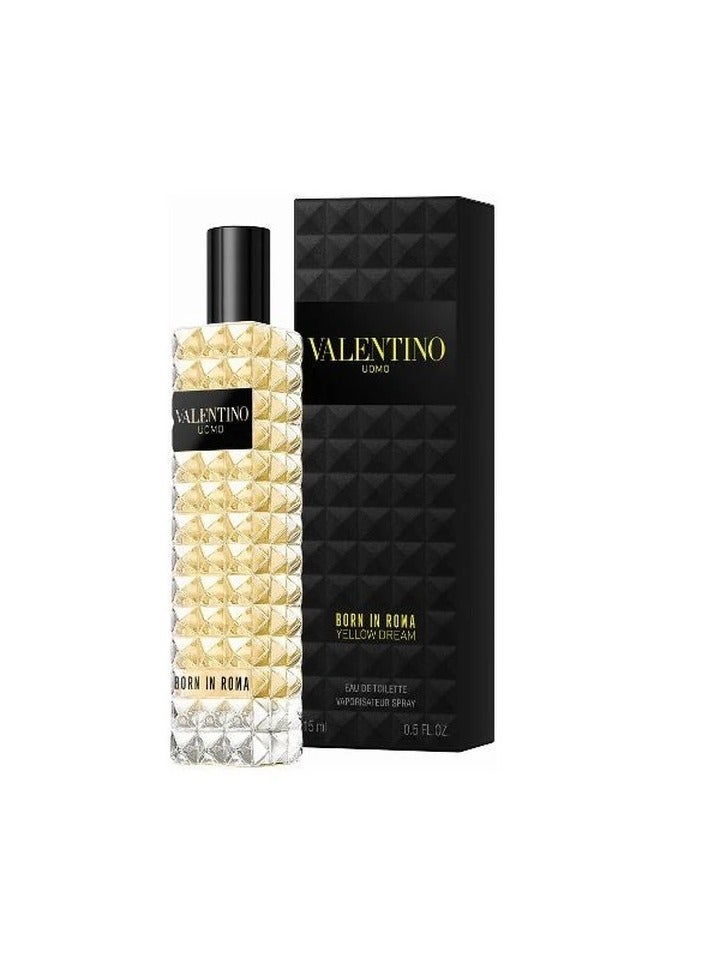 فالانتينو Uomo Born In Roma Yellow Dream Sample 15ml  - Image 2