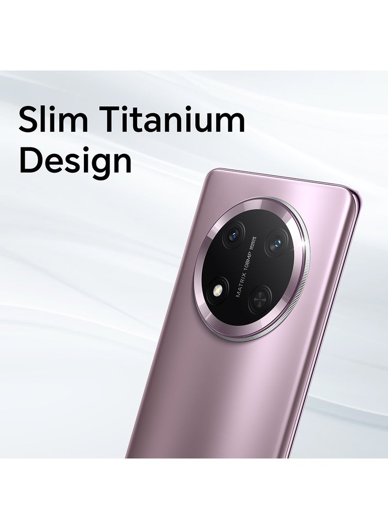 X9c Dual SIM Titanium Purple 12GB RAM 256GB 5G With Free honor choice Earbuds - Middle East Version image 9