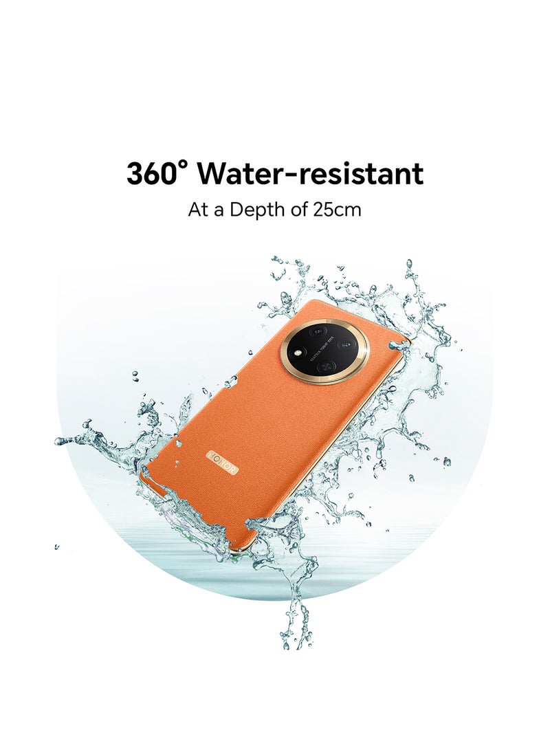 Honor - X9c Dual SIM Sunrise Orange 12GB RAM 256GB 5G With Free Buds - Middle East Version - Image 1