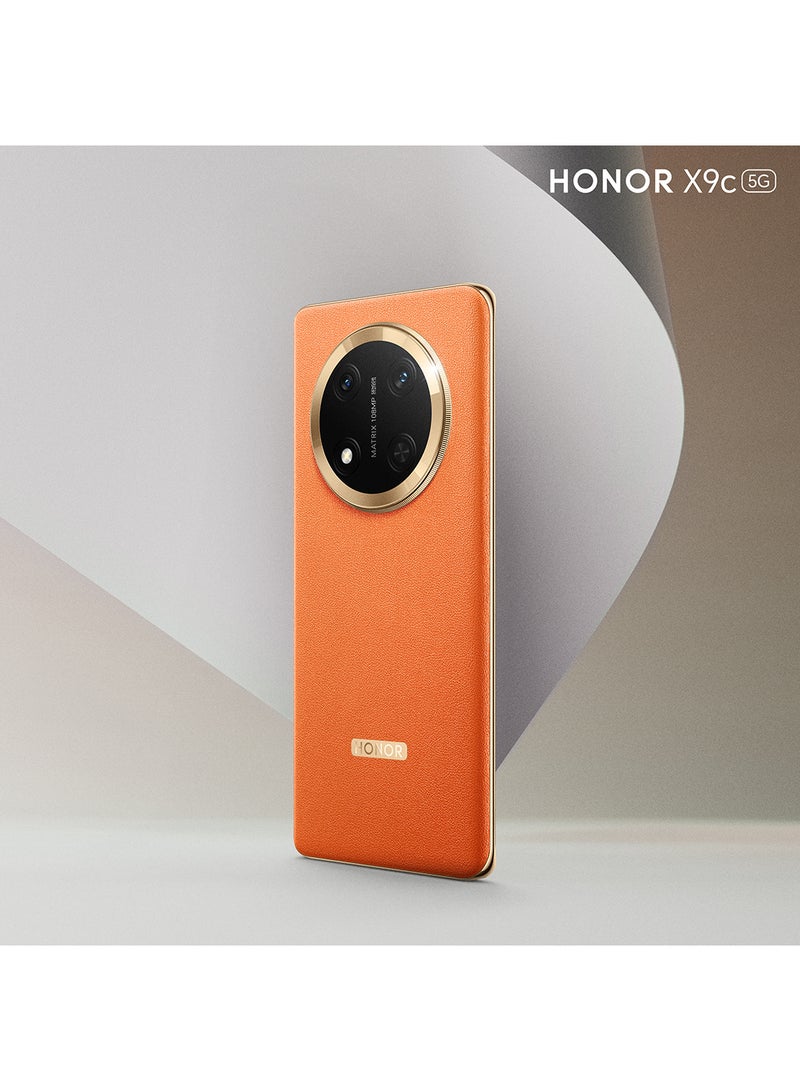 Honor - X9c Dual SIM Sunrise Orange 12GB RAM 256GB 5G With Free Buds - Middle East Version - Image 1