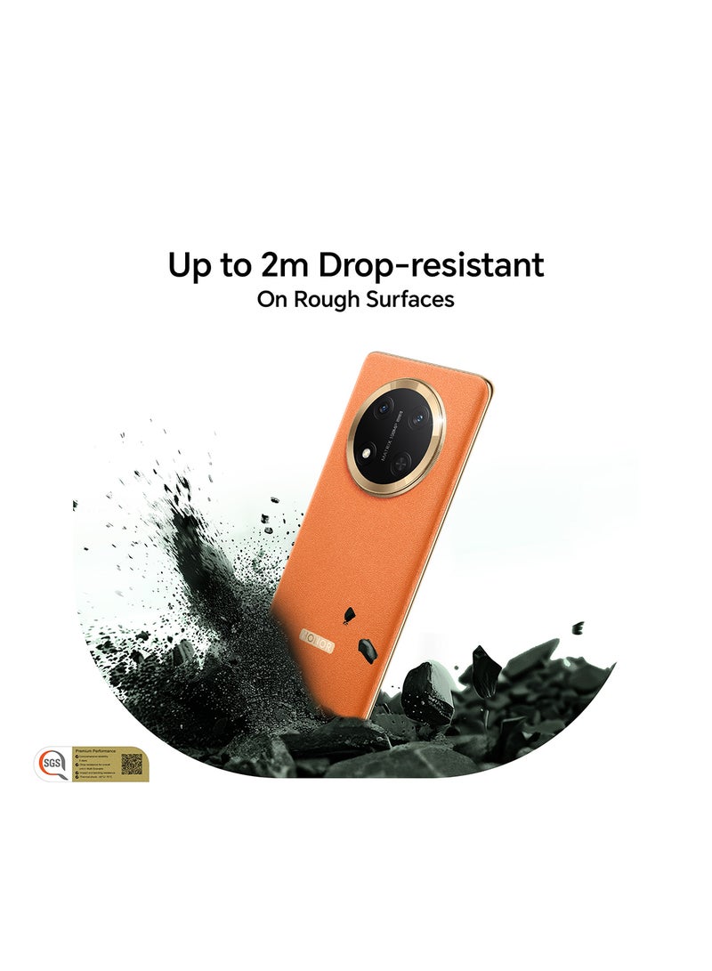 Honor X9c Dual SIM Sunrise Orange 12GB RAM 256GB 5G With Free honor choice Earbuds - Middle East Version - Image 5