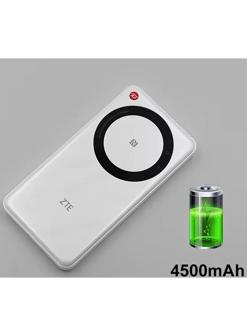 ZTE 5G Portable WiFi Mobile Router U30 Air,Intelligent Dual Network up to 650Mbps NFC One Touch Connect 4500mAh Large Battery Unlock Global version White - Image 5