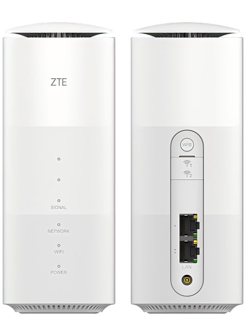 5G CPE Router with Sim Card Slot Unlock MC801A, 5G NSA and SA Dual Mode, 4.6 Gbps Peak Rate, 200M Mhz Broadband, MIMO 5G+LTE, Qualcomm Snapdragon X55, External Antenna Supporting White