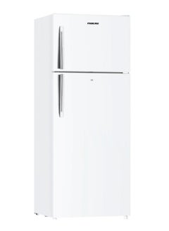 NIKAI 14.6 Cubic Feet Frost Free Refrigerator, Double Door, Inverter Compressor, Large Storage Capacity, Twist Ice Tray, Anti-Scratch Cabinet, Capacity NRF601F24W White 