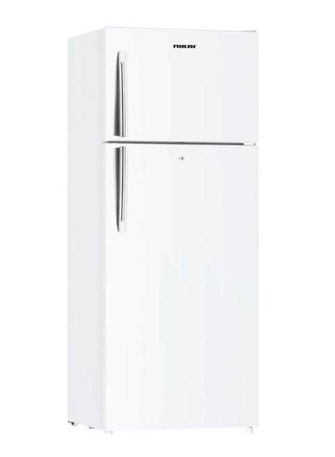 14.6 Cubic Feet Frost Free Refrigerator, Double Door, Inverter Compressor, Large Storage Capacity, Twist Ice Tray, Anti-Scratch Cabinet, Capacity NRF601F24W White