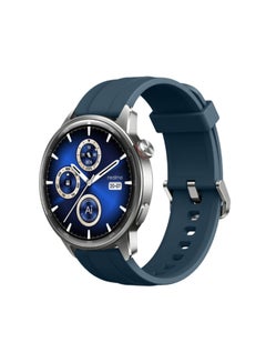 ريل مي Watch S2, 1.43" AMOLED Display, Super AI Engine & Up To 20 Days Battery Smart Watch (Silver+ Blue)  - Image 1