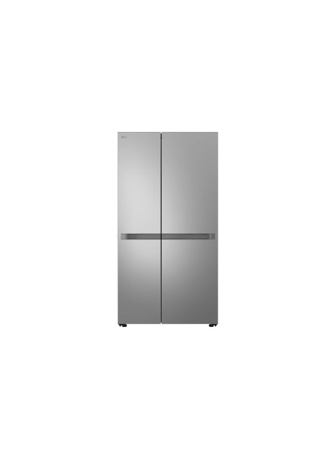 LG 703 Lite Gross /658 litre Net Capacity Side By Side Refrigerator New Design GR-B267KLJW Prime Silver - Image 1
