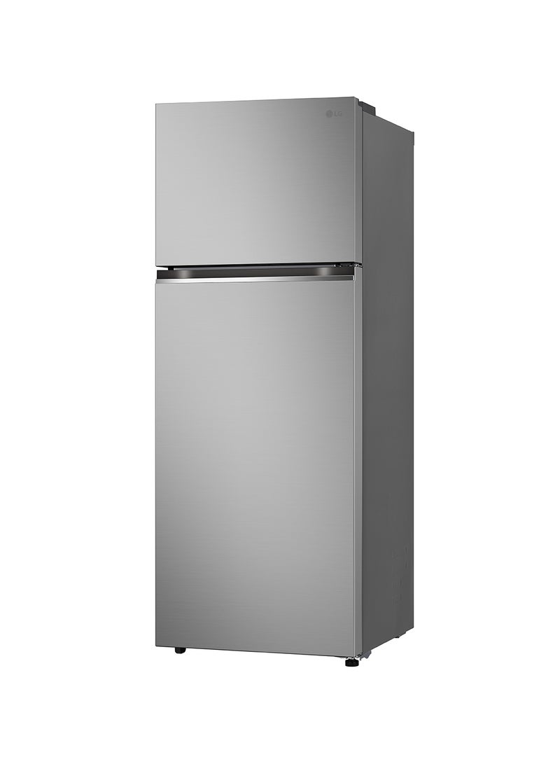 LG - 493 Litre Gross/461 litre Net Capacity Flat Door LINEAR Cooling Movable Twisting Ice Maker Refrigerator GR-B652PFFQ Silver - Image 1