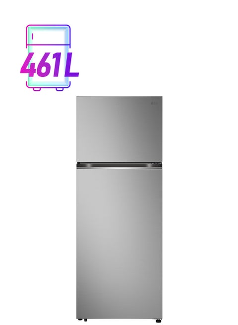 493 Litre Gross/461 litre Net Capacity Flat Door LINEAR Cooling Movable Twisting Ice Maker Refrigerator GR-B652PFFQ Silver