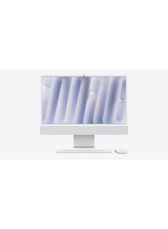 Apple iMac with 24-inch Retina 4.5K Display, M4 Chip 10-Core CPU 10-Core GPU Processor/16GB RAM/256GB SSD/Mac OS X High Sierra English/Arabic Silver  - Image 5