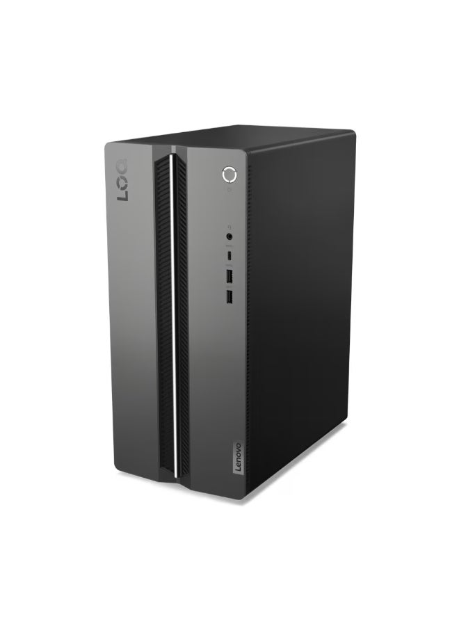 Lenovo - LOQ Tower PC With Intel Core i5-14400F Processor/16GB RAM DDR5 /512GB SSD/6GB Nvidia GeForce RTX 3050 Graphics/ Windows 11 / english_arabic Luna Grey - Image 1