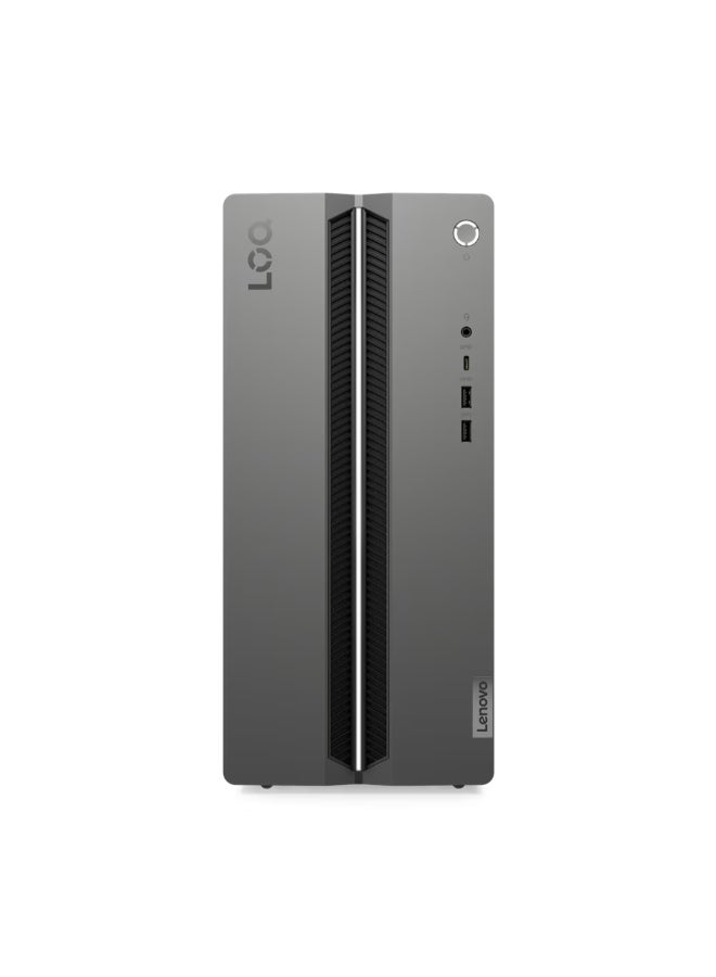 Lenovo - LOQ Tower PC With Intel Core i5-14400F Processor/16GB RAM DDR5 /512GB SSD/6GB Nvidia GeForce RTX 3050 Graphics/ Windows 11 / english_arabic Luna Grey - Image 1