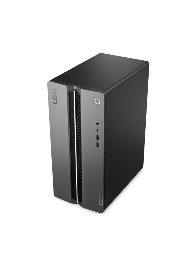 Lenovo - LOQ Tower PC With Intel Core i5-14400F Processor/16GB RAM DDR5 /512GB SSD/6GB Nvidia GeForce RTX 3050 Graphics/ Windows 11 / english_arabic Luna Grey - Image 1