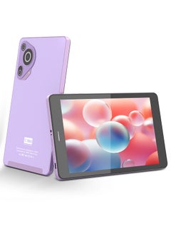 C idea 8 inch tablet,Android 14 Tab,5G Tablet with 8GB Ram 512GB Rom,8000mAh Battery With SIM and Keyboard,CM828 Purple  - Image 1