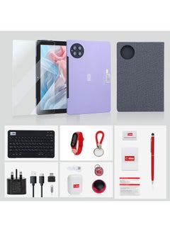 C idea 10.1 Inches Tablet, Android 13 Tab,5G Tablet Dual SIM 8GB Ram 512GB Rom,10000mAh Battery With Bluetooth Keyboard, Mouse and Speaker CM8800plus-purple  - Image 5