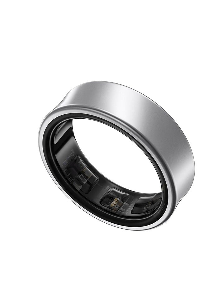 سامسونج Galaxy Ring Fitness Monitor Sleep Tracker AI Smart Ring Size 6 Titanium Silver - Image 1