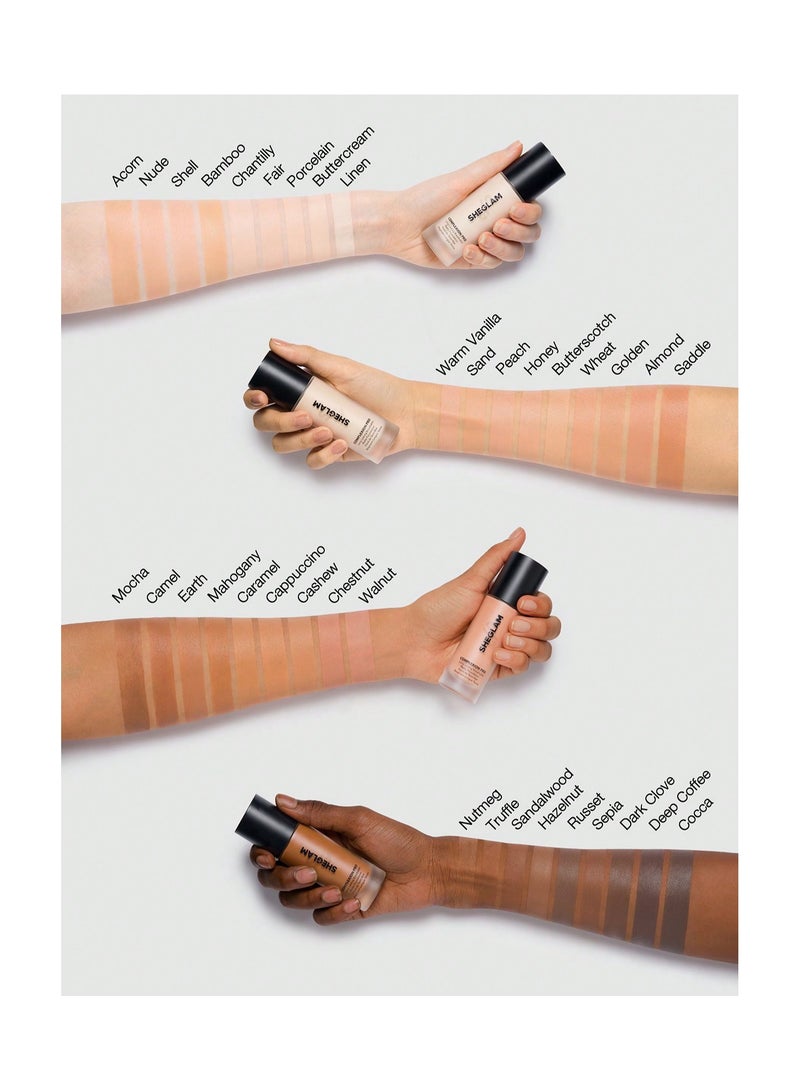 SHEGLAM - Complexion Pro Matte Foundation 30ml Acorn - Image 1