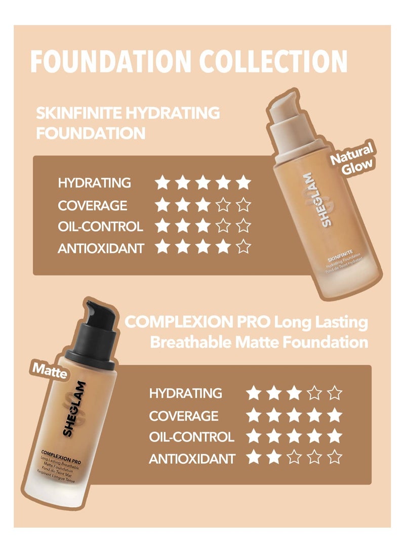 SHEGLAM - Complexion Pro Matte Foundation 30ml Acorn - Image 1