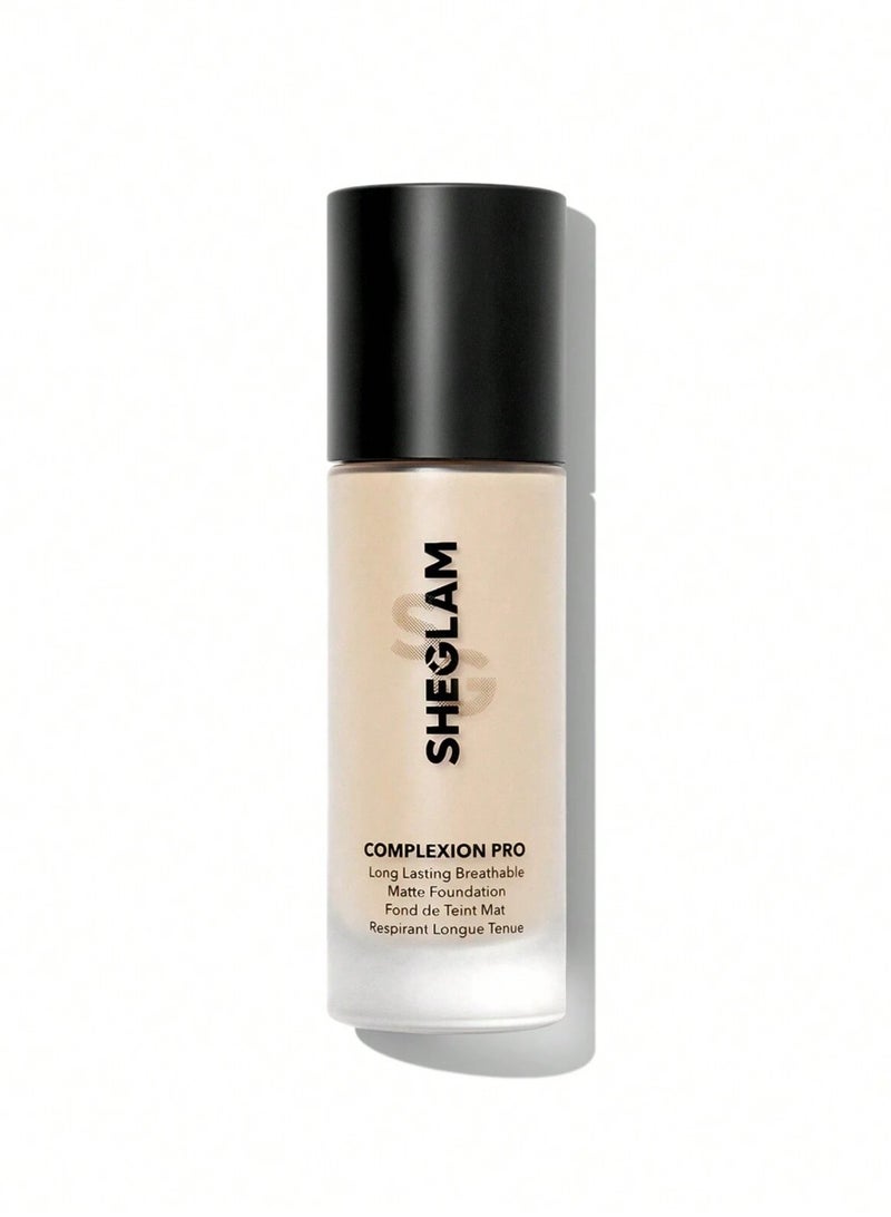 SHEGLAM Complexion Pro Matte Foundation 30ml Linen - Image 1