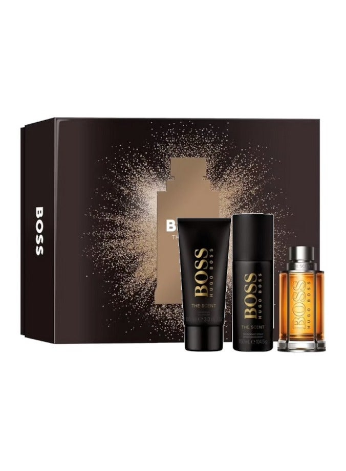 HUGO BOSS The Scent  (EDT + Deodorant + Shower gel ) 100+100+150ml  - Image 4