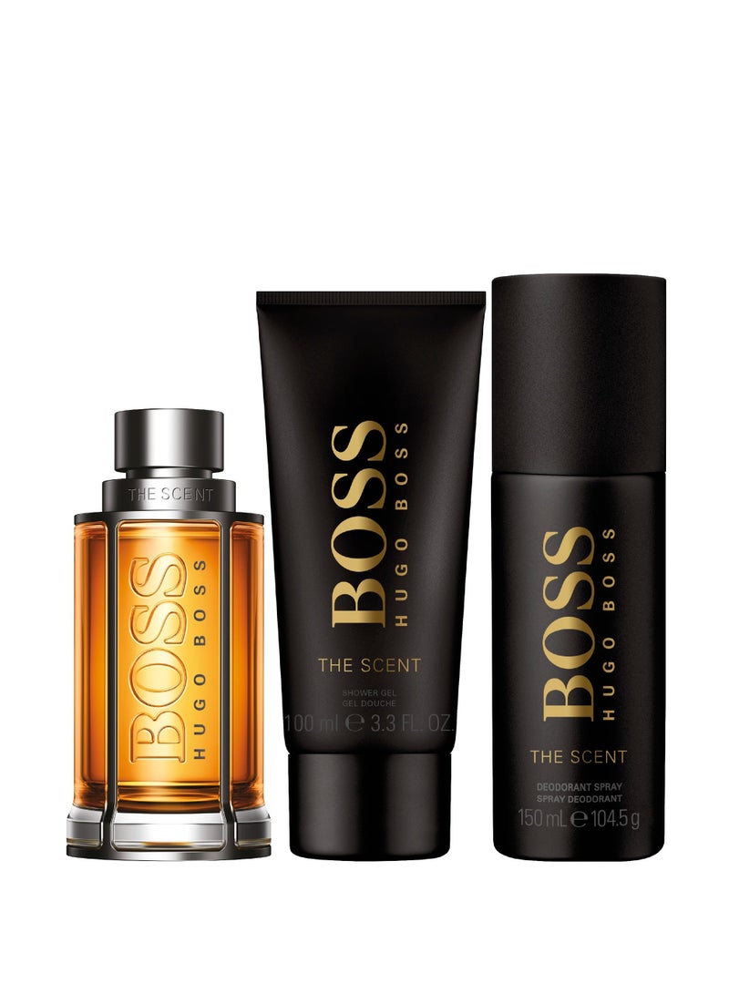 HUGO BOSS The Scent  (EDT + Deodorant + Shower gel ) 100+100+150ml  - Image 2