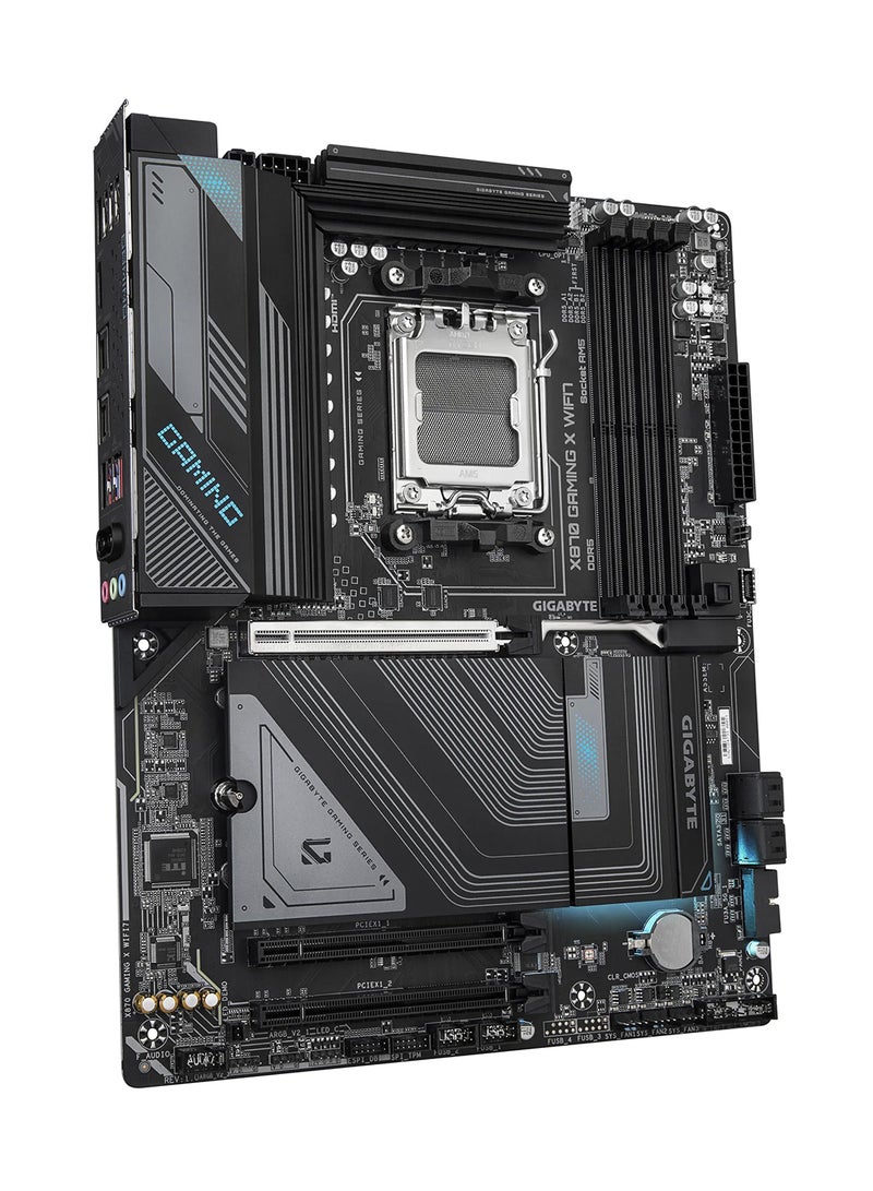 GIGABYTE X870 Gaming X Wi-Fi7 ATX Motherboard, AMD X870 Chipset, AM5 Socket, 256GB DDR5 Support, PCIe 5.0 x16, Triple M.2 Slots, 2.5Gbps Ethernet, Wi-Fi 7, Bluetooth 5.4, Dual USB4, HDMI, Digital Twin VRM, AI Snatch Engine, EZ Debug Zone | X870 GAMING X Wi-Fi7 Black  - Image 3