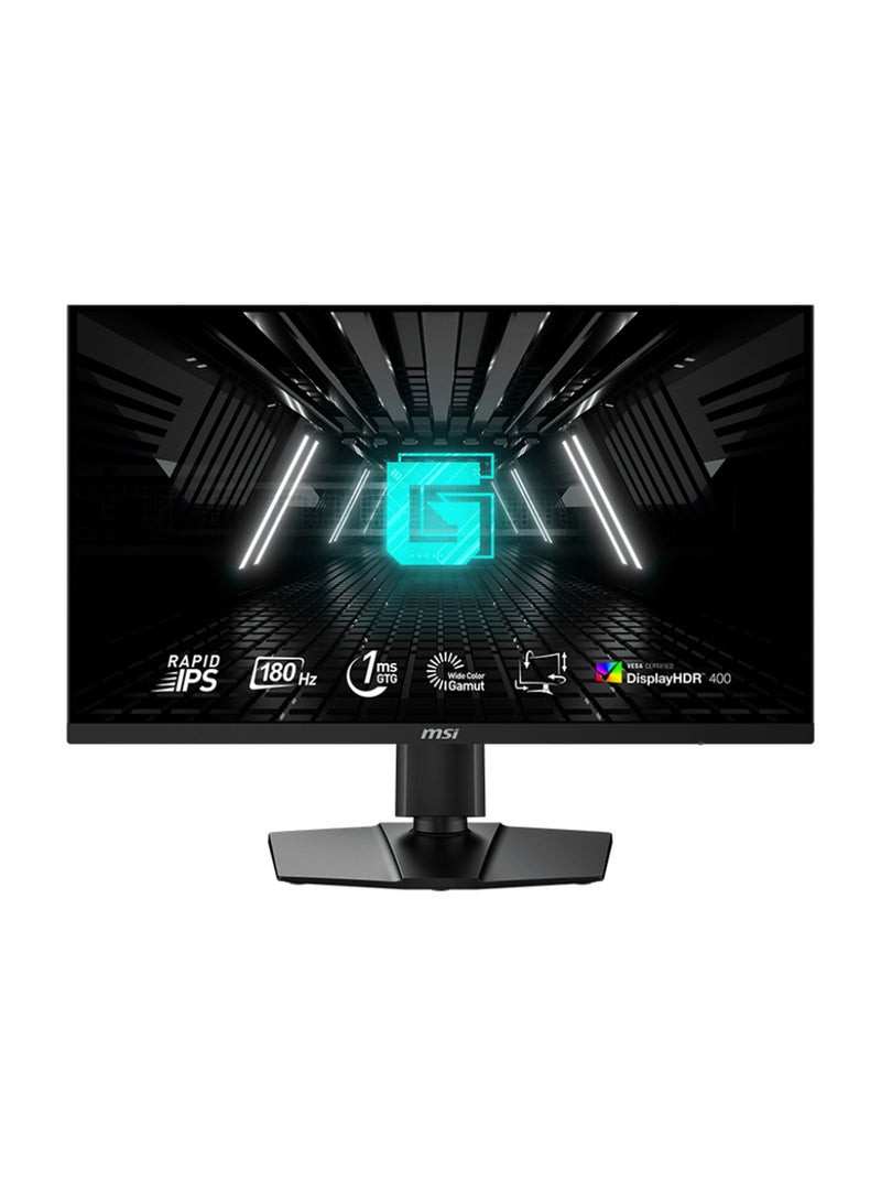 إم اس أي - G274QPF-E2 27" Gaming Monitor, WQHD (2560x1440) Rapid IPS, 180Hz Refresh Rate, 1ms (GtG) Response Time, Adaptive-Sync, VESA DisplayHDR 400, 99% sRGB, Frameless Design, HDMI/DP Ports, Tilt/Height Adjustable Stand, 9S6-3CC29H-214 Black - Image 1