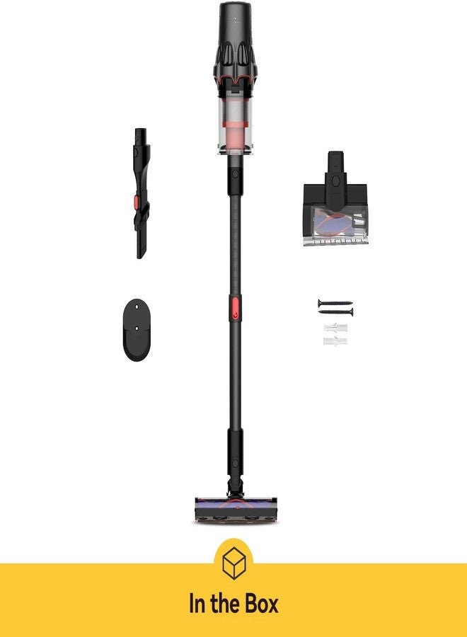 ديرما - Cordless Wireless Vacuum Cleaner Portable and Lightweight Suction for Wet and Dry Messes Rechargeable Battery Includes Multiple Attachments Ideal for Home, Car, and More 240 W T30W Black - Image 1